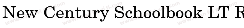 New Century Schoolbook LT Roman字体转换